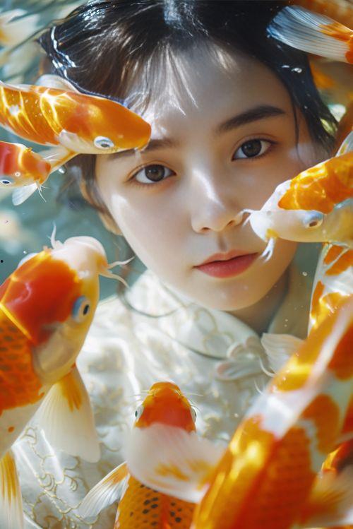 锦鲤少女,命运之神的神秘使者